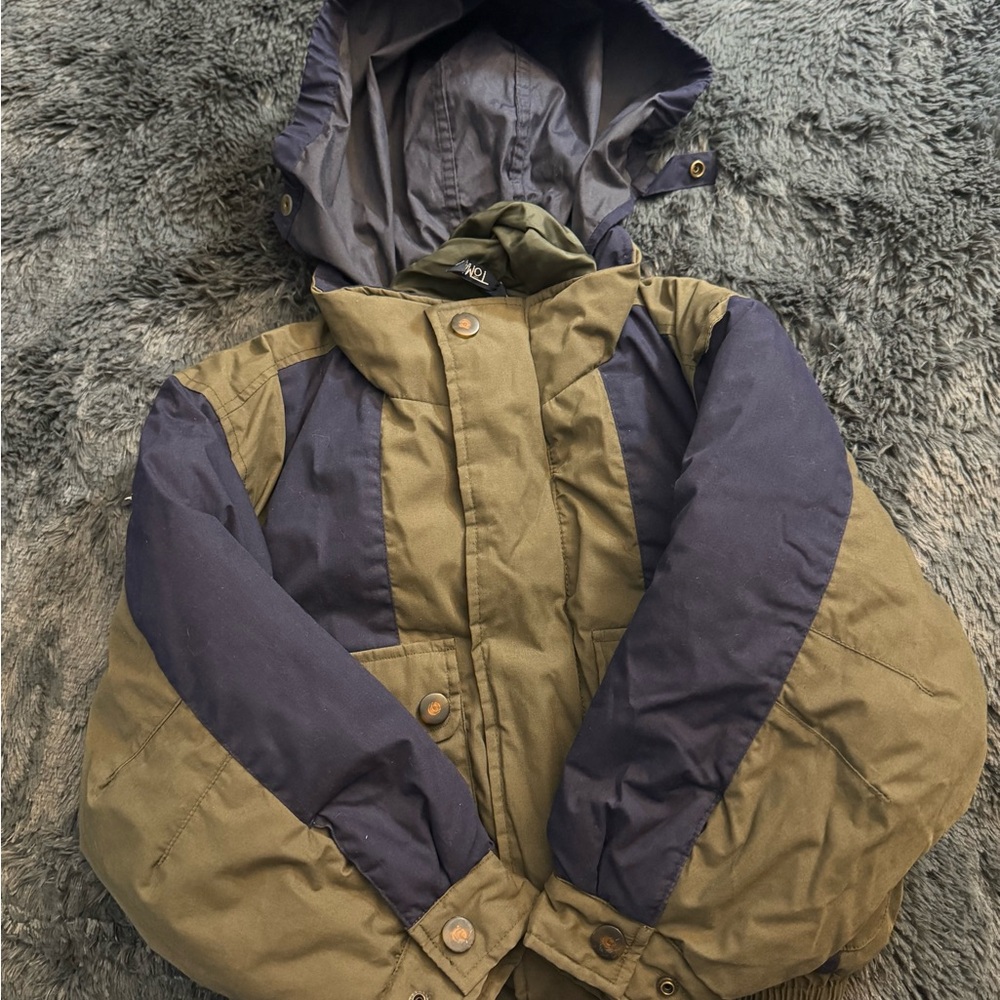 Vntg Toma Insulated Winder Coat With Hoodie